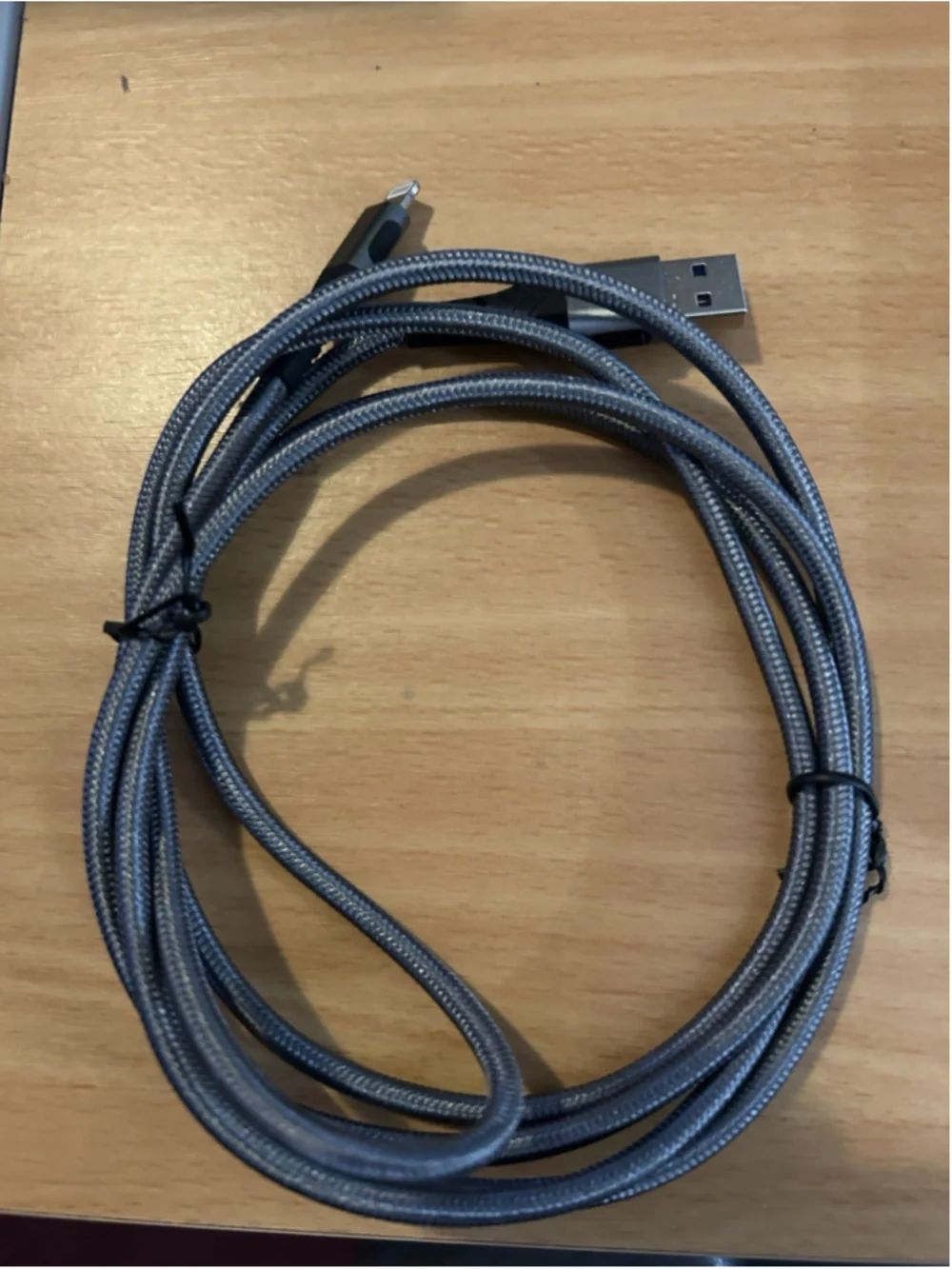 Apple Charger Cable for Apple products Grey Connects to Computer 6FT